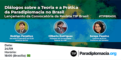 Imagen principal de Diálogos sobre Teoria e Prática da Paradiplomacia no Brasil. #TIPBRASIL