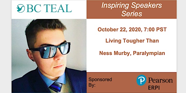 Inspiring Speakers Series - Ness Murby