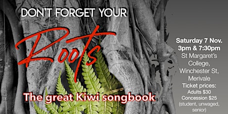 THE VOCAL COLLECTIVE   Don't forget your roots - The great Kiwi songbook