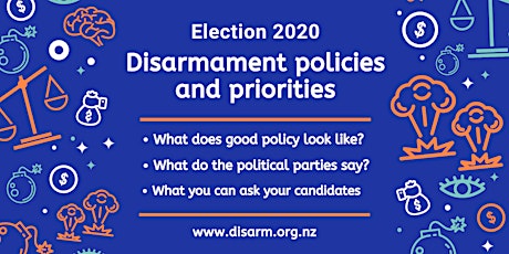 Election 2020: Let's get disarmament on the agenda primary image