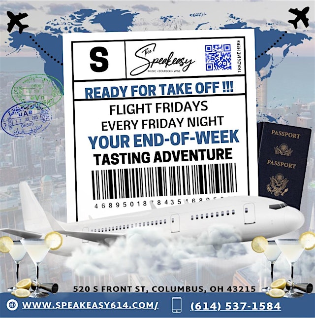 Image principale de Flight Fridays at The Speakeasy ✈️