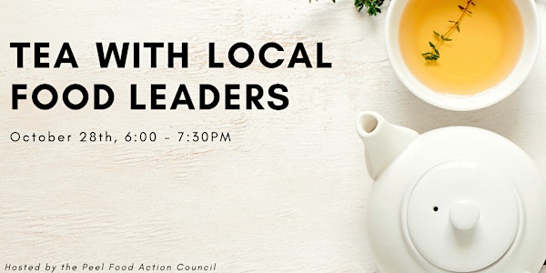 Tea with local food leaders