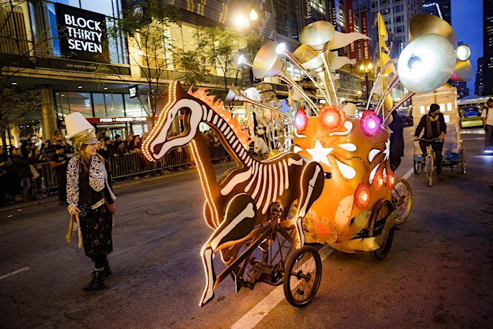 Blommer Chocolate Company's ARTS IN THE DARK Upside Down Halloween Parade image