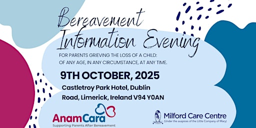 Image principale de Anam Cara Bereavement Information Evening