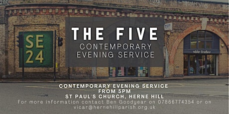 The Five - informal contemporary service tickets