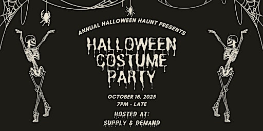 Image principale de Annual Halloween Haunt Costume Party