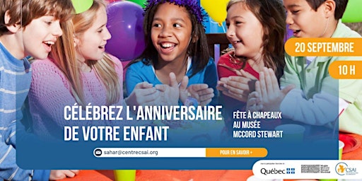 Image principale de Fête à Chapeaux: Célébrez l'anniversaire de votre enfant au Musée McCord Stewart