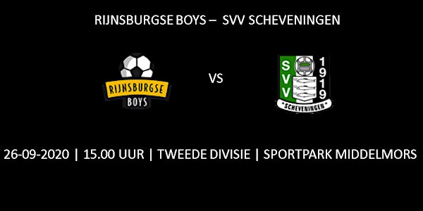 Rijnsburgse Boys -  SVV Scheveningen