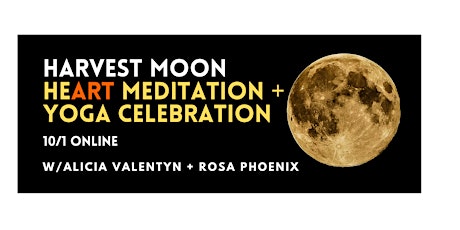 Harvest Moon heART Meditation + Yoga Celebration primary image