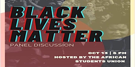Where Do We Go From Here: A Black Lives Matter Panel Discussion primary image