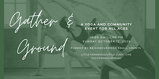 Image principale de Gather & Ground: Yoga + Community Gathering