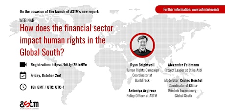 Webinar: How does the financial sector impact human rights in the Global So