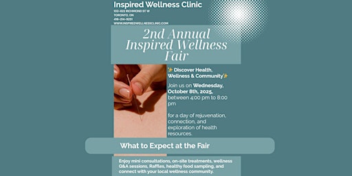 Hauptbild für Inspired Wellness – 2nd Annual Wellness Fair