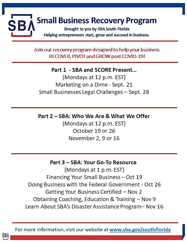 SBA Campaign - Part 3 : "Your Go-To Resource" (5-part series) image