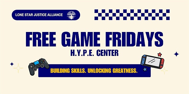 Image principale de Free Game Fridays at the H.Y.P.E. Center