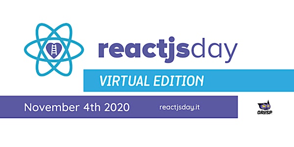 reactjsday 2020 - Virtual Edition