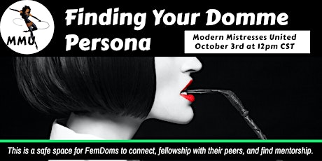 Defining Your Domme Persona | Modern Mistresses United primary image