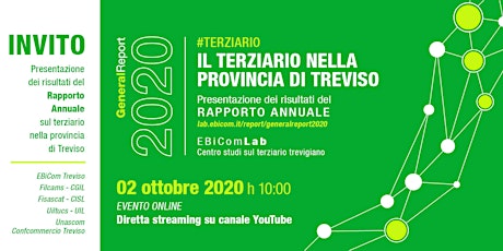 Immagine principale di GENERAL REPORT 2020: presentazione dati sul terziario nella provincia di TV 