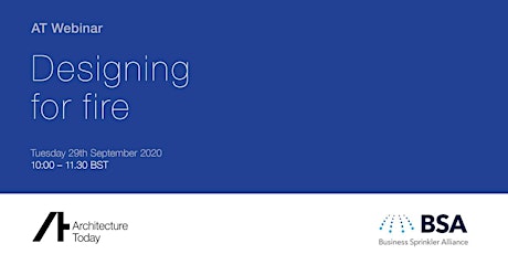 Hauptbild für AT Webinar: Designing for Fire