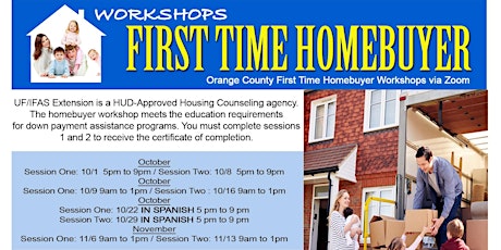 First Time Homebuyer Workshop 11/6 & 11/13 primary image