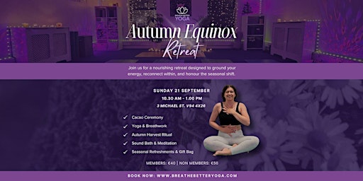 Image principale de Harvest of the Heart – Autumn Equinox Retreat (Limerick)