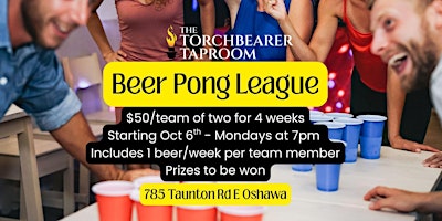 Image principale de Beer Pong League at The Torchbearer Taproom