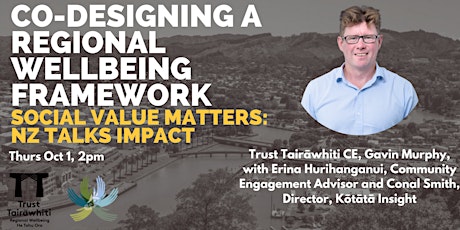 Trust Tairāwhiti: Co-designing a Regional Wellbeing Framework into Action primary image
