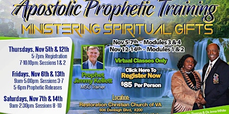 Ministering Spiritual Gifts (MSG) - Modules 1-4 (2 Dates) primary image