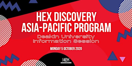 HEX Discovery Asia-Pacific Program - Deakin University Information Session primary image