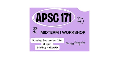 Image principale de APSC 171 Midterm Workshop
