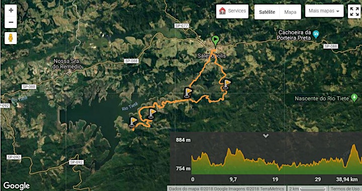 Imagem do evento Rota das Cachoeiras - Salesópolis - 39 km - MTB -