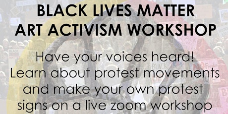 BHM Newham: Black Lives Matter Art Activism workshop primary image