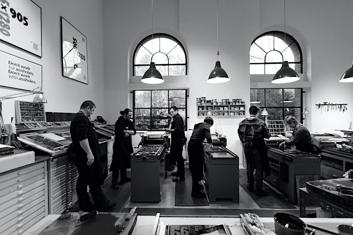 Poster Letterpress Workshop in Erik Spiekermann’s Studio image