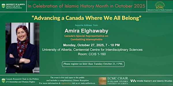 “Advancing a Canada Where We All Belong”