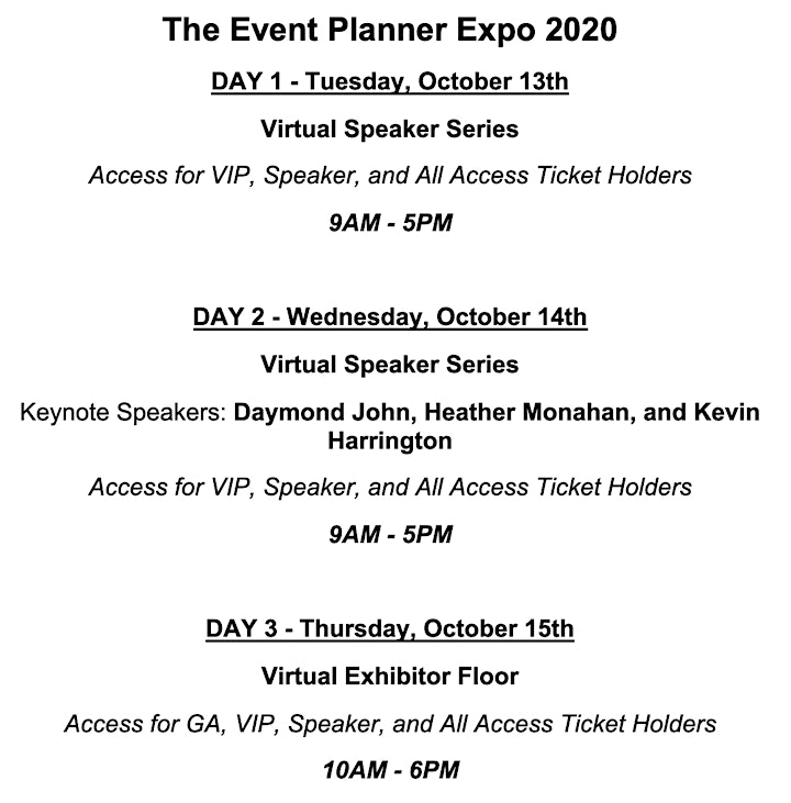 The Event Planner Expo 2020 Virtual Conference image