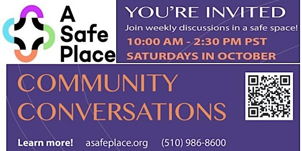 Community Conversations - Save the Dates!