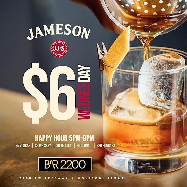 Wednesday Wing Night @ Bar 2200| 75 Cent Wings | Happy Hour | $20 Hookah| image