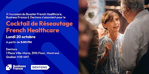 Cocktail de Réseautage French Healthcare @Dentons primary image