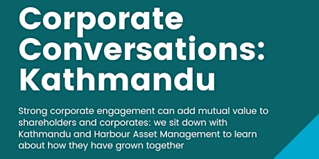 Corporate Conversations: Kathmandu primary image