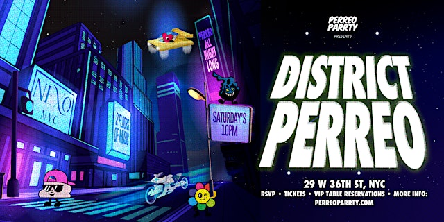 DISTRICT PERREO - Latin & Reggaeton Dance Party - NEXO CLUB NYC primary image