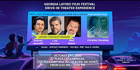 Image principale de Georgia Latino Film Festival 2020 Opening Night Drive In