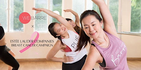 WeBarre x Estée Lauder Companies Breast Cancer Campaign