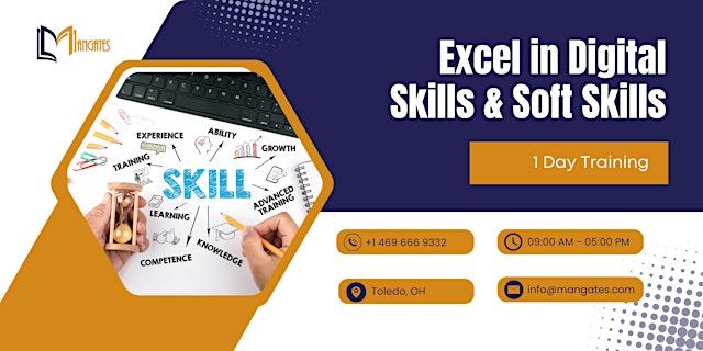 Image principale de Excel in Digital Skills & Soft Skills - 1 Day Training in Toledo, OH