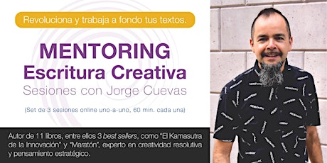 Imagem principal do evento Mentoring Escritura Creativa con Jorge Cuevas