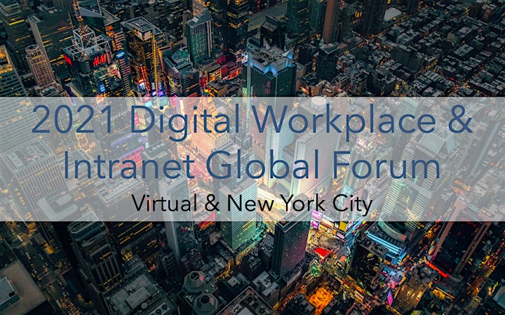 2021 Digital Workplace & Intranet Global - VIRTUAL CONFERENCE image