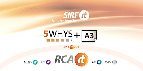 Online RCARt  5 Whys & A3 | Root Cause Analysis - 2 x 3.5hr sessions | 5YA3 primary image