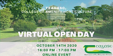 Teagasc, Botanic Gardens Virtual Open Day