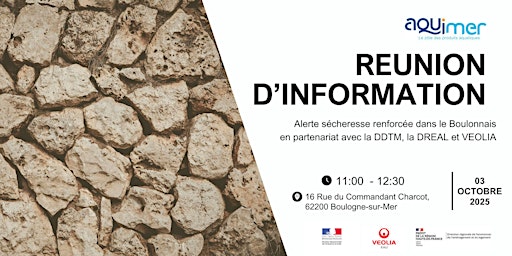 Image principale de Réunion d'information - Alerte sécheresse renforcée dans le Boulonnais