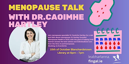 Image principale de Menopause Talk with Dr. Caoimhe Hartley