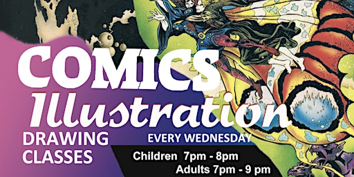 Comics & Illustration Drawing Classes